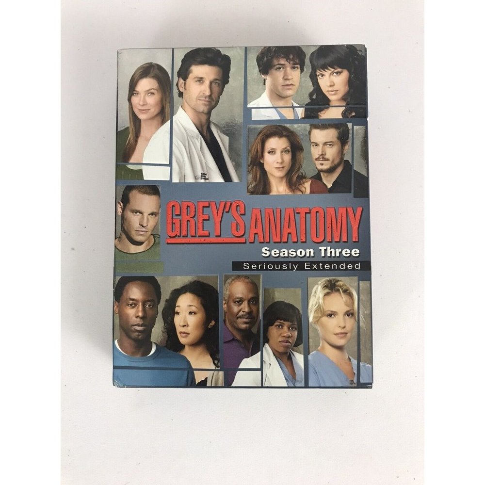 GREY'S ANATOMY SEASON 3 DVD Seriously Extended Exclusive 7 CD Set